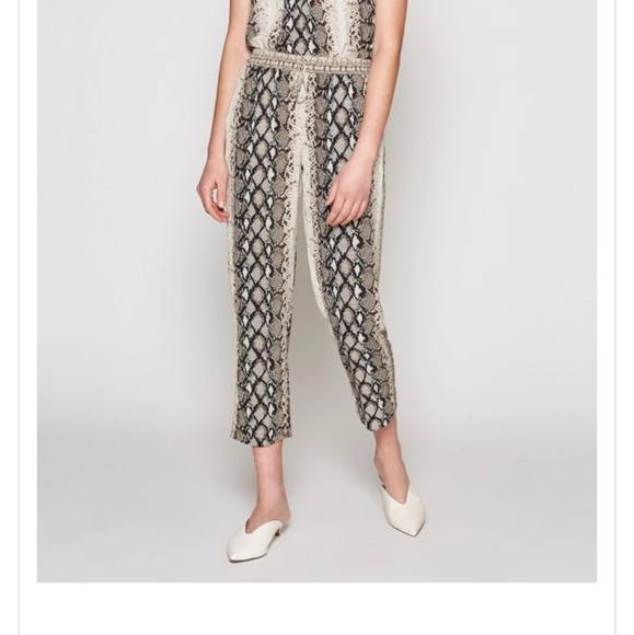 Joie Erola mock neck snakeskin print top - Picture 5 of 10